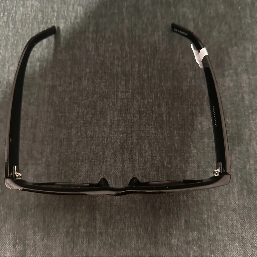 NWT FREE PEOPLE Jackson Two Tone Square Brown Sunglasses sold out online! - Picture 6 of 10